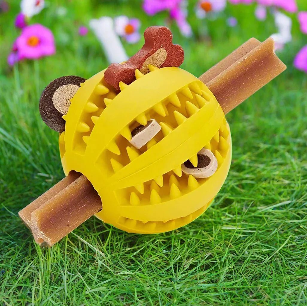 DogToyBall™ - Jaune - ChienPrestige