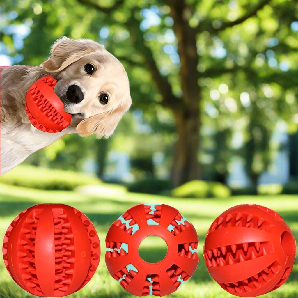 DogToyBall™ - Rouge - ChienPrestige